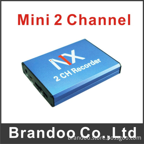 2 Channel Miini SD Card DVR